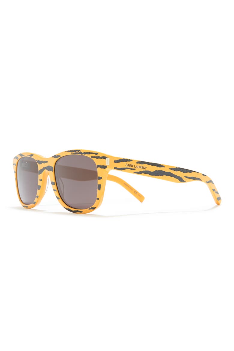 50mm Square Sunglasses, Alternate, color, YELLOW BLACK