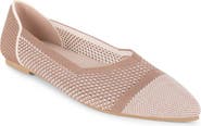 Tahari Antigua Knit Pointed Toe Flat