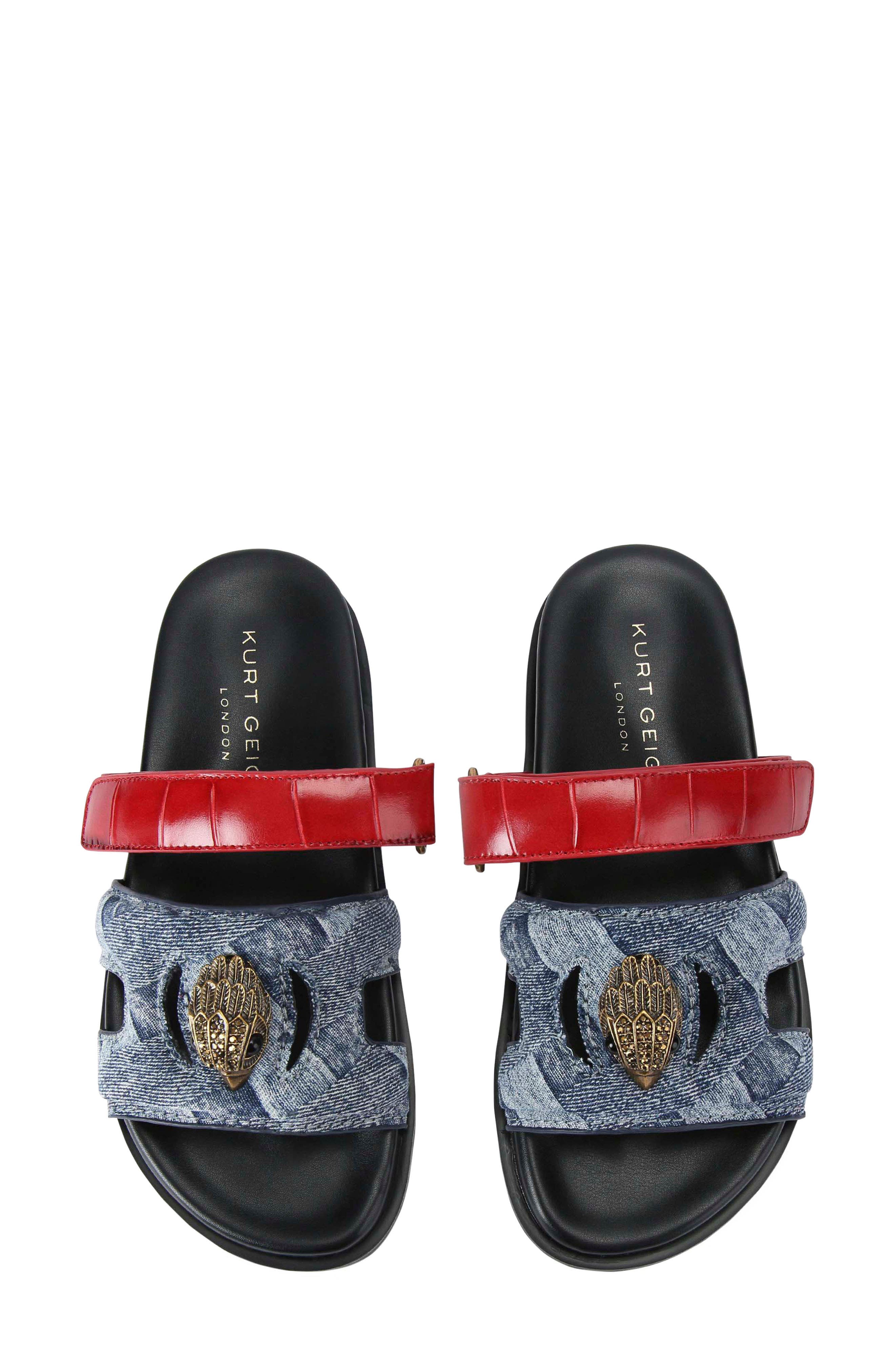Kurt Geiger London Eagle Cutout Slide Sandal, Alternate, color, 