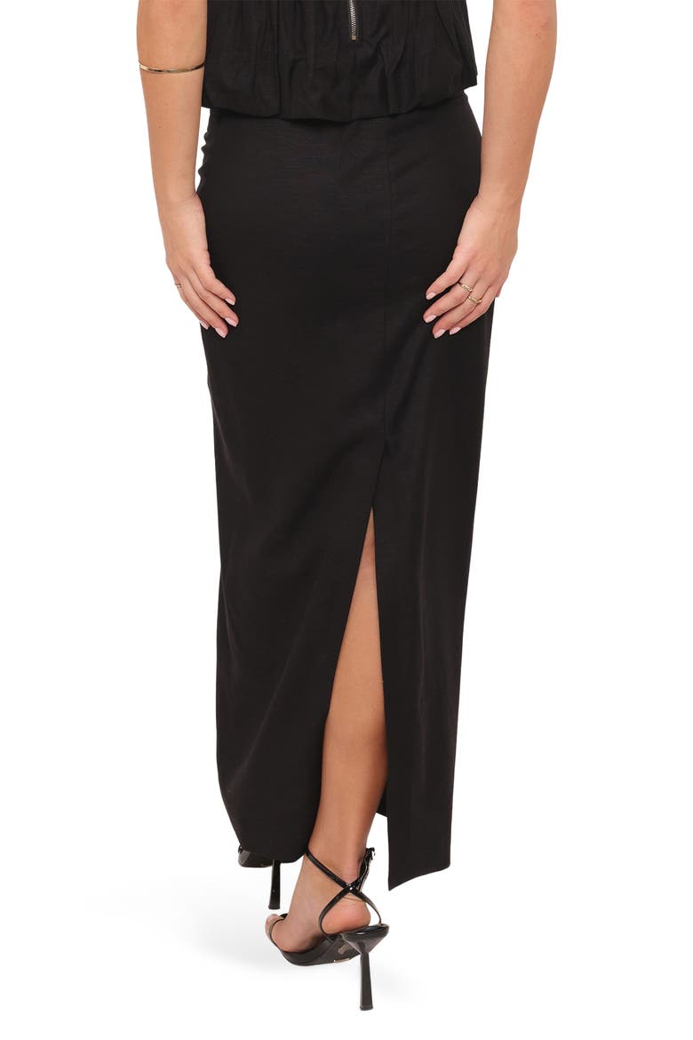 Ursa Column Skirt, Alternate, color, BLACK