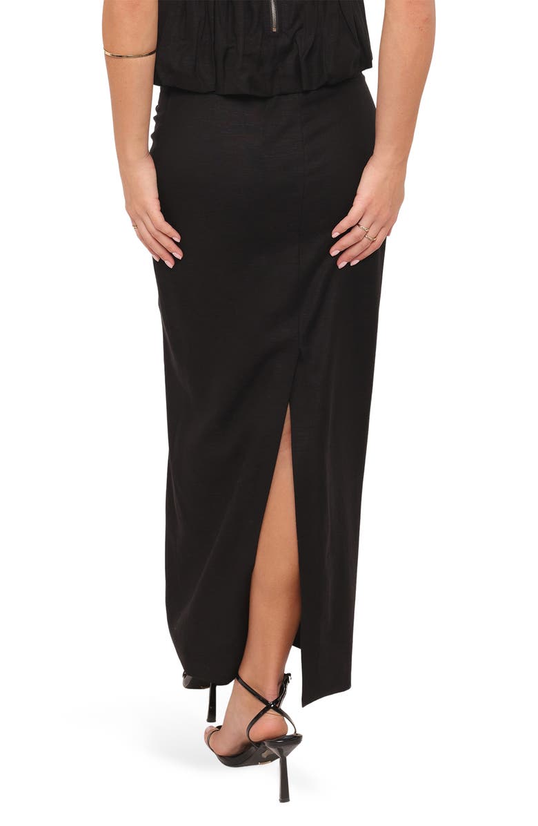 Petal & Pup Ursa Column Skirt, Alternate, color, Black
