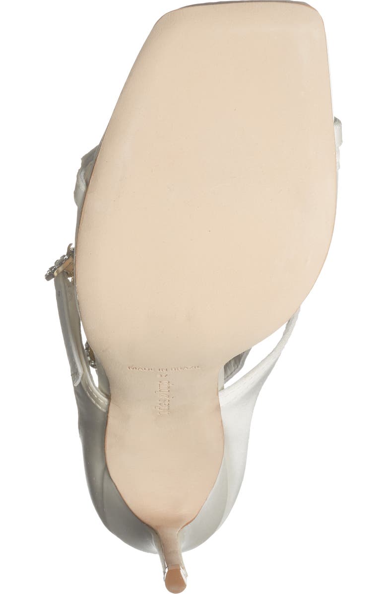 Cinq à Sept Celeste Satin Sandal, Alternate, color, Ivory