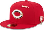New Era Men's New Era  Red Cincinnati Reds 2025 59FIFTY Day 59FIFTY Fitted Hat with Pins