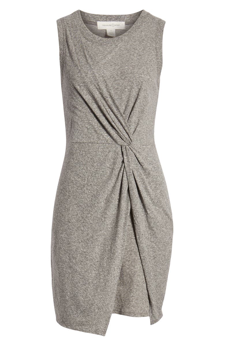 Treasure & Bond Sleeveless Twist Detail Dress, Alternate, color,