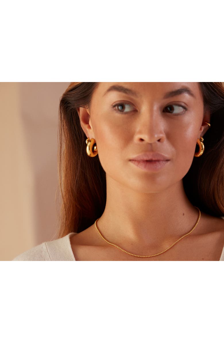 Monica Vinader Siren Muse Chunky Medium Hoop Earrings, Alternate, color,