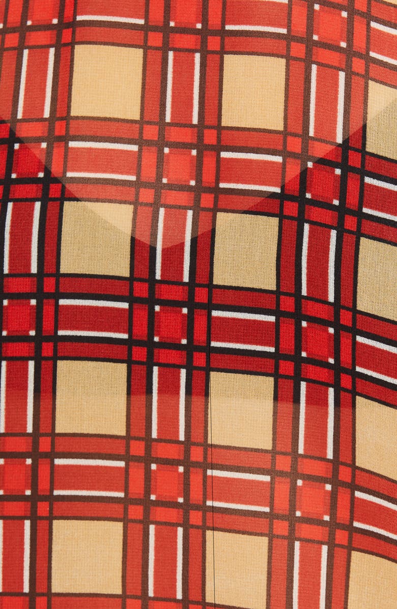 Scotch & Soda Mix Print Ruffle Sleeve Top, Alternate, color, 