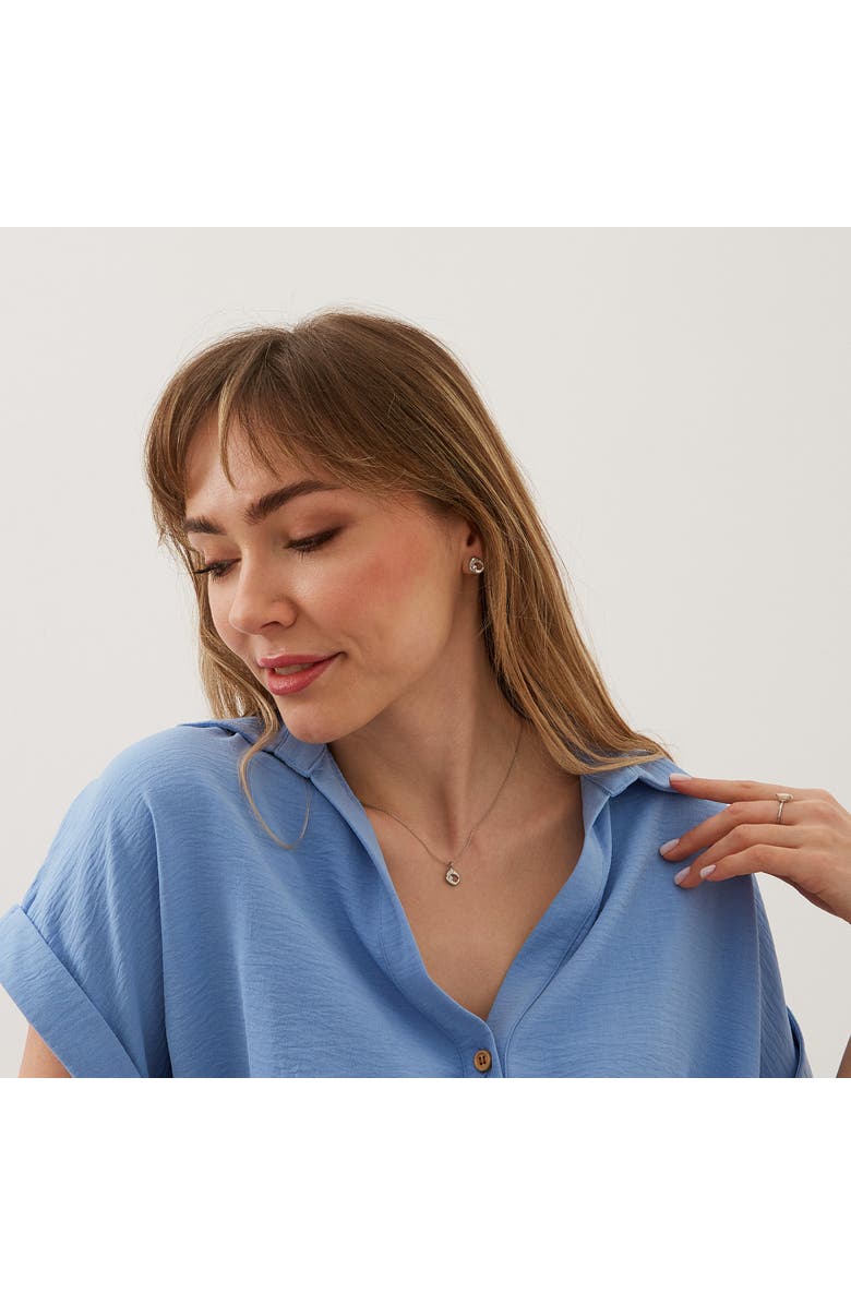 Spero London Dripping Molten Natural Textured Sterling Silver Authentic Earrings, Alternate, color, Silver