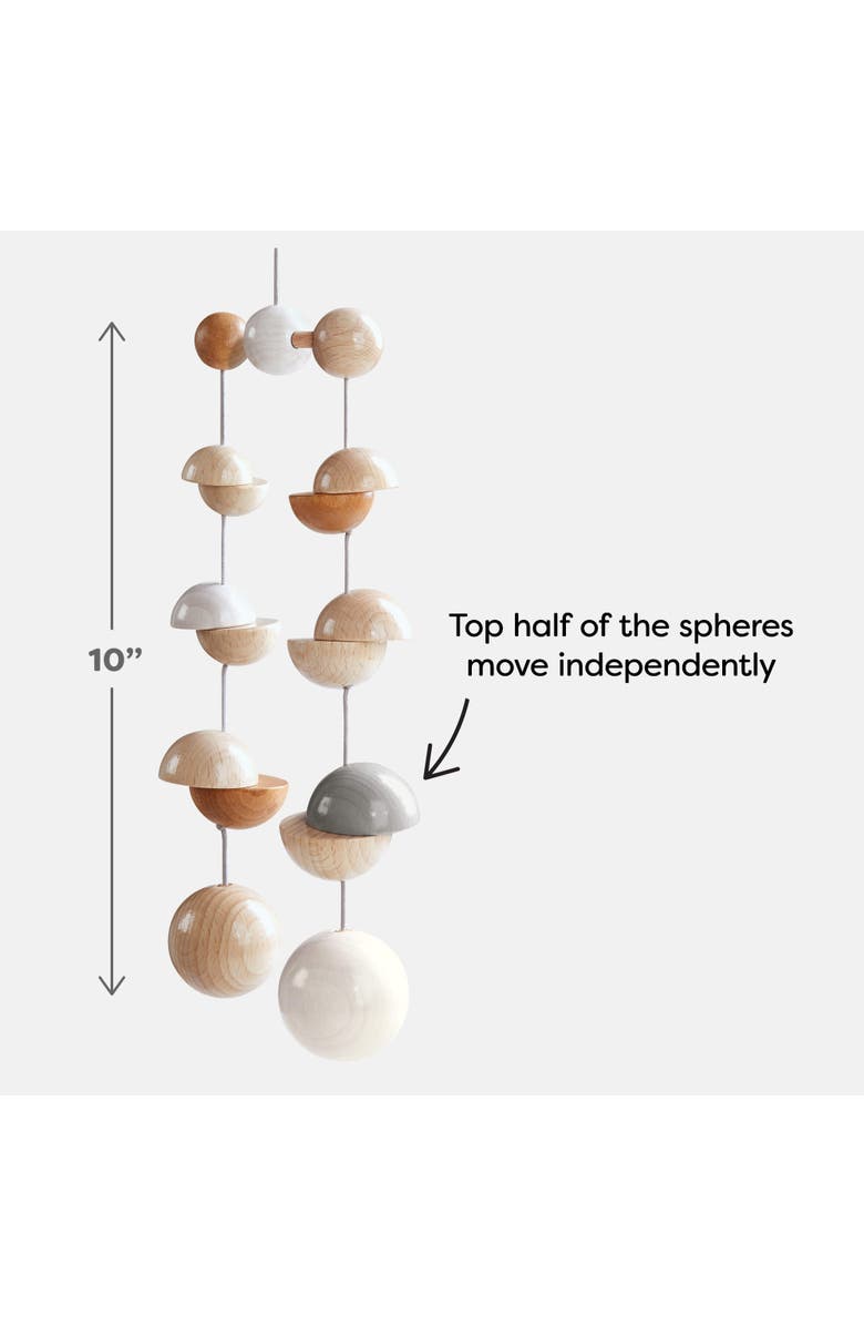 HABA Baby Mobile Dots - Natural Wooden Nursery Ceiling Decoration, Alternate, color, Multi