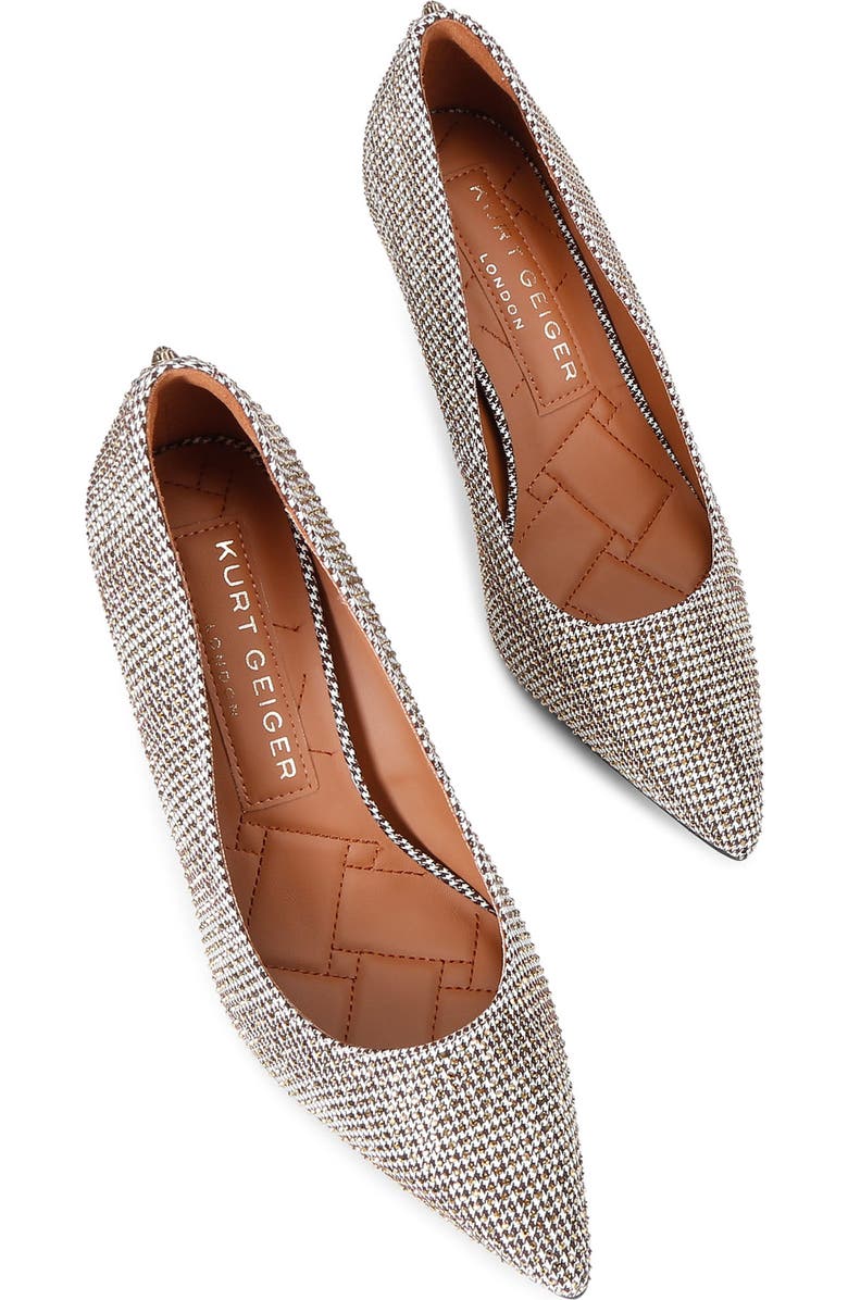 Kurt Geiger London Kensington Flexi Pointed Toe Pump, Alternate, color, Dark Beige