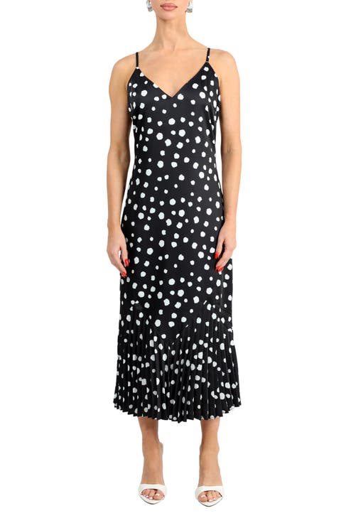 Tresora Pleat Midi Slipdress