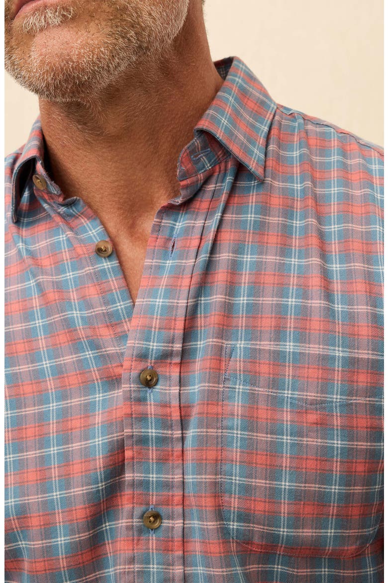 Movement Brushed Button-Up Shirt, Alternate, color, BLUE SIERRA PLAID
