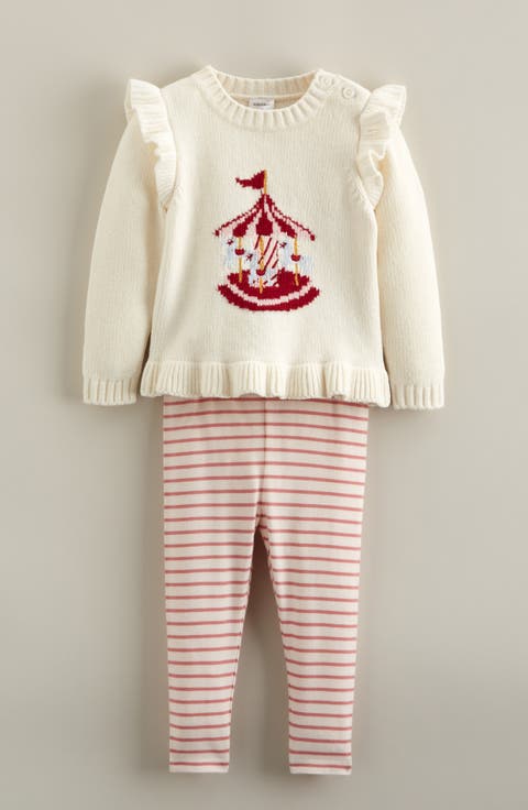 Icon Ruffle Sweater & Leggings Set (Baby)