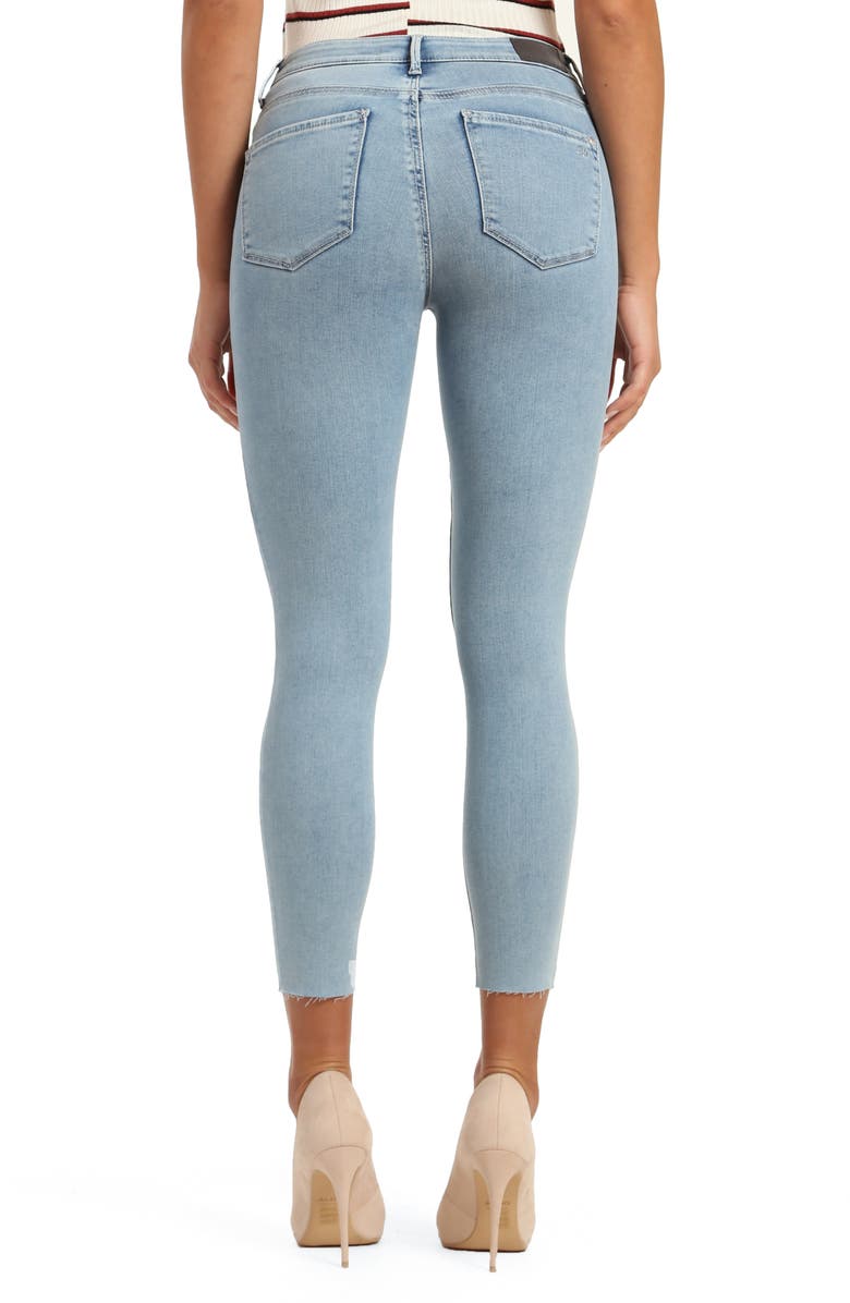 Mavi Jeans Tess High Waist Ankle Skinny Jeans, Alternate, color, 