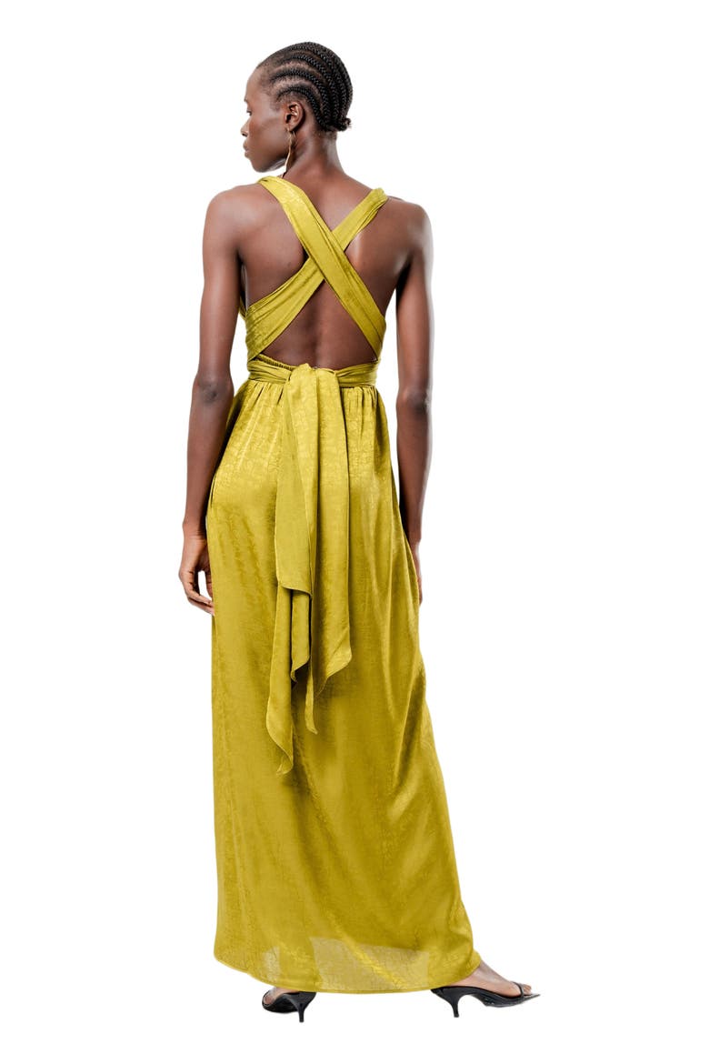 Mailys Dress, Alternate, color, Ayel Olive