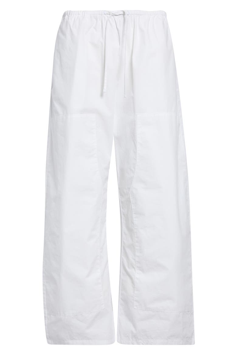 Kyoto Cotton Drawstring Utility Crop Pants, Main, color, ICE