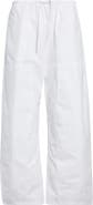 LESET Kyoto Cotton Drawstring Utility Crop Pants