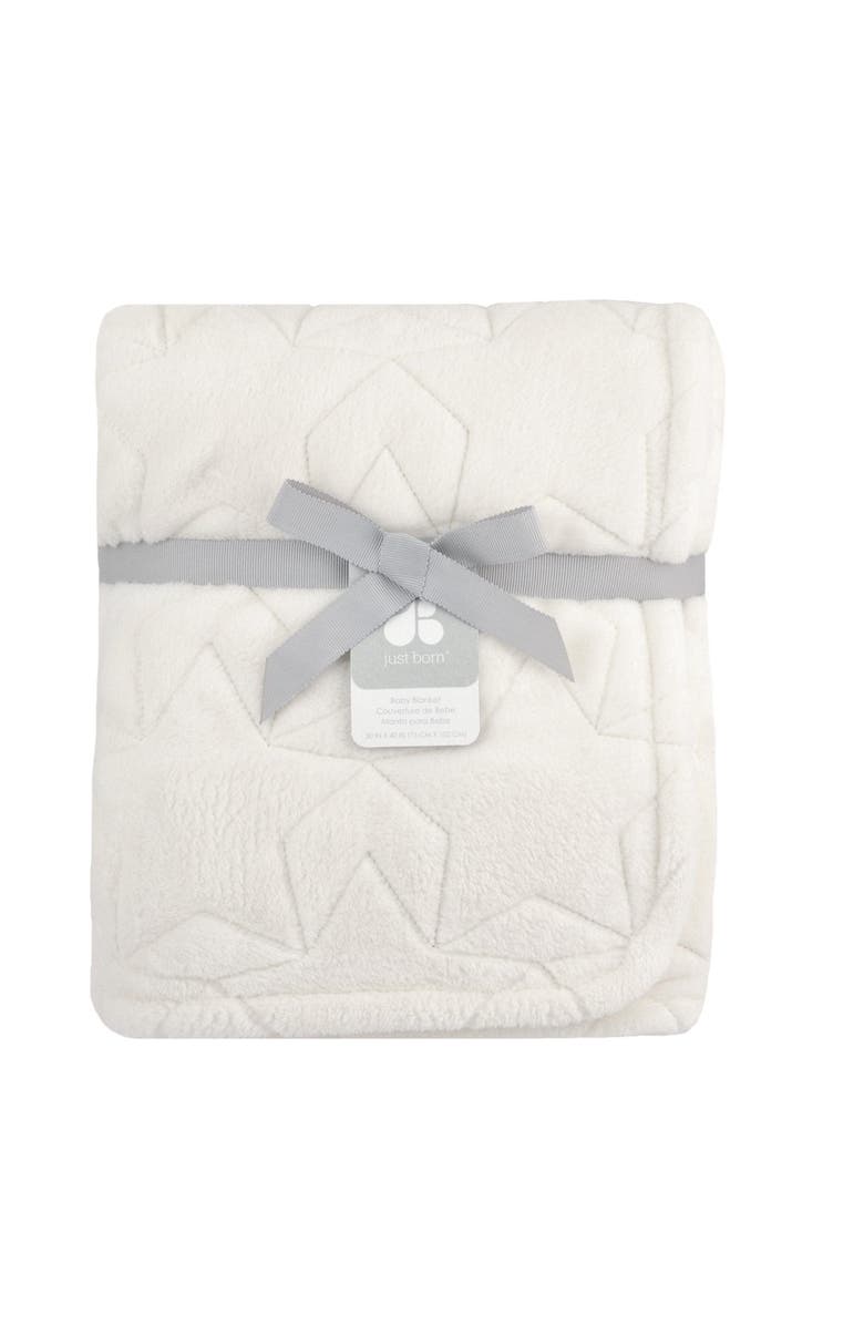 Just Born Star Plush Blanket, Alternate, color, Star