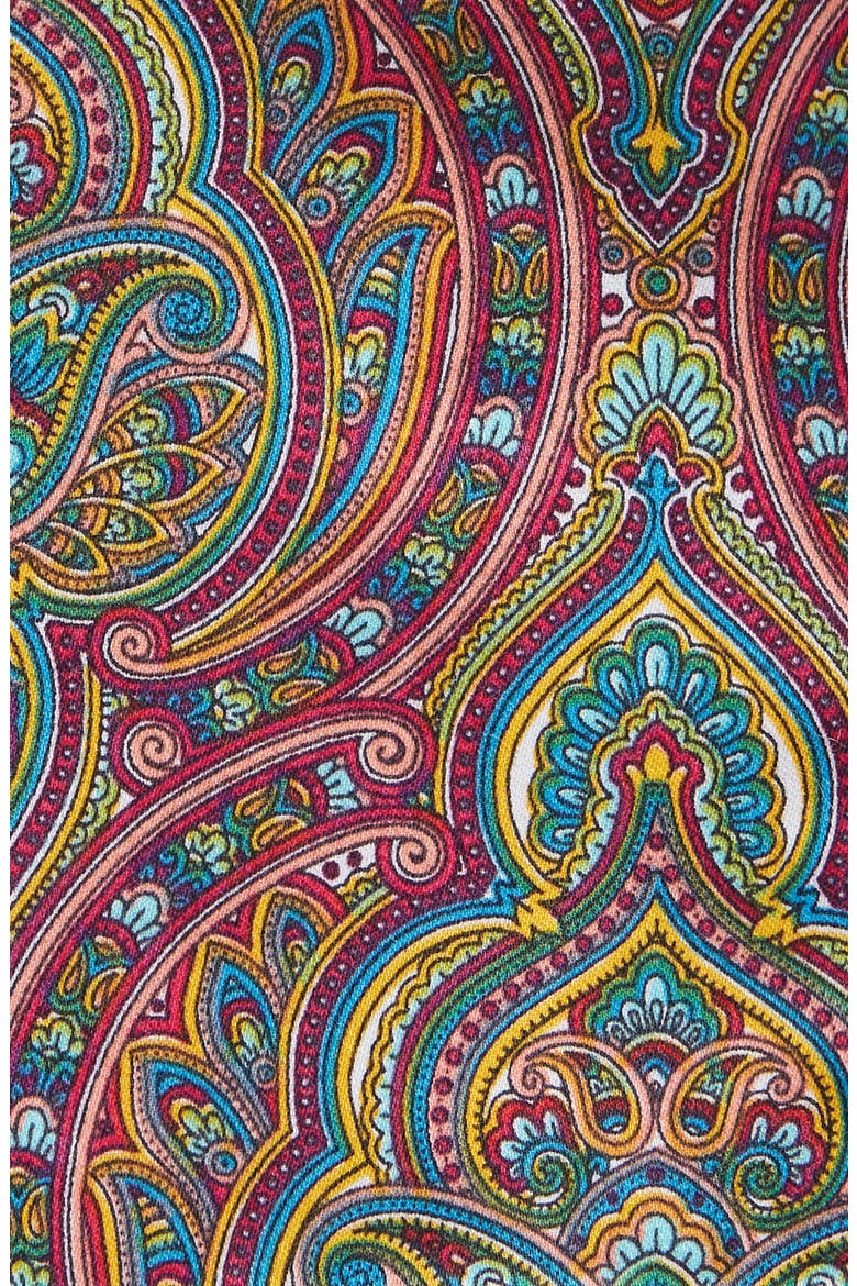 Print Cotton Pocket Square, Alternate, color, GREEN