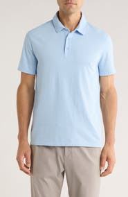 Vince Regular Fit Garment Dyed Cotton Polo