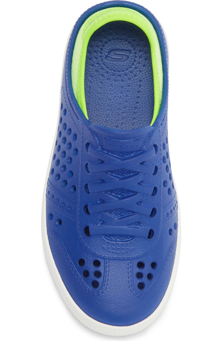 SKECHERS Kids' Guzman Steps Slip-On Sneaker, Alternate, color, Blue Lime