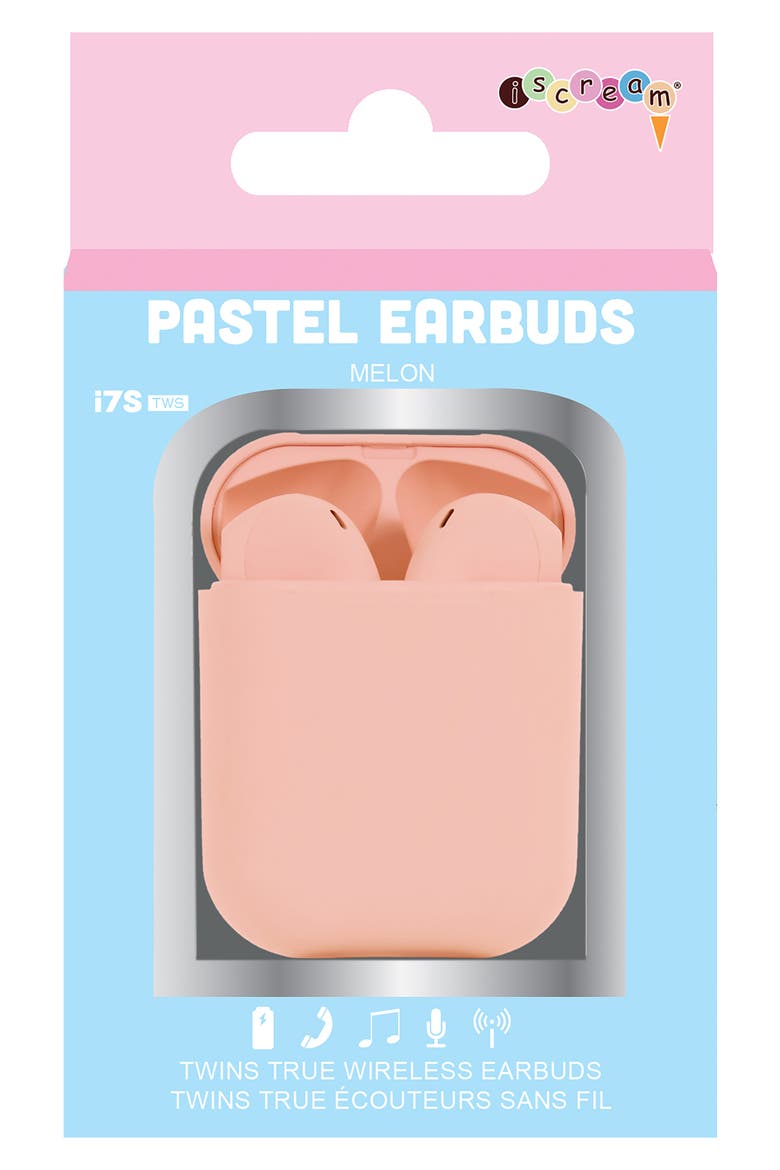 Silicone Earbuds with Case, Alternate, color, MELON