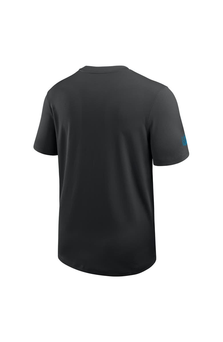 Nike Men's Nike Black Carolina Panthers Sideline UV Performance Coach Shirt, Alternate, color, Black