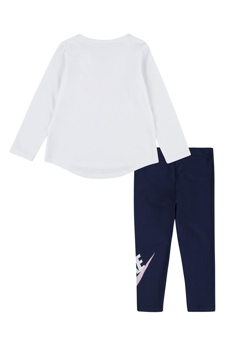 Nike Just Do It Long Sleeve Top & Leggings Set, Alternate, color, 