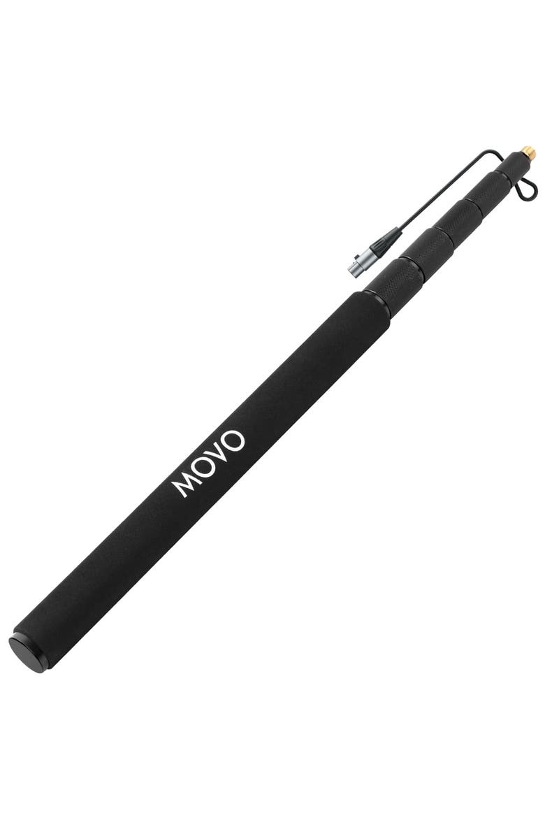 CMP-17C Professional 9.8' Aluminum Boom Pole for Shotgun Microphones with Internal XLR Cable, Main, color, Black