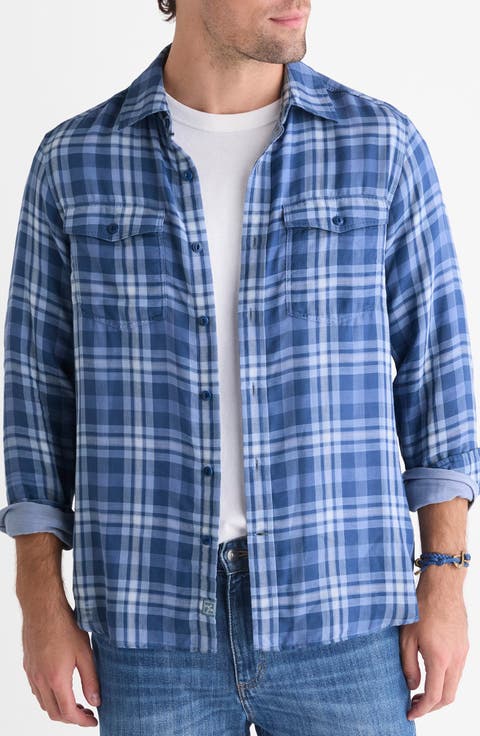 Plaid Chiller Performance Button Up Shirt