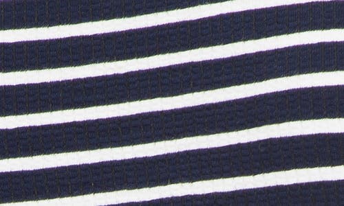 Max Studio Stripe Flutter Sleeve Top In Multi