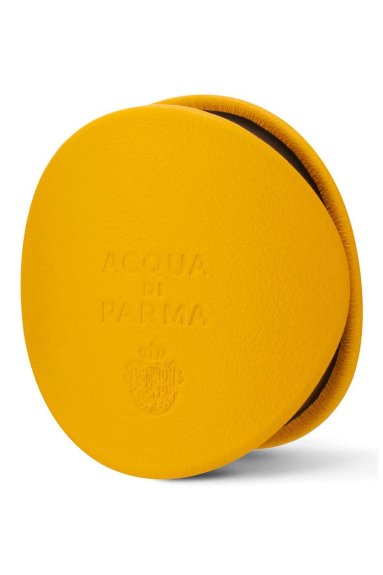 Leather Car Diffuser Case, Alternate, color, YELLOW LEATHER