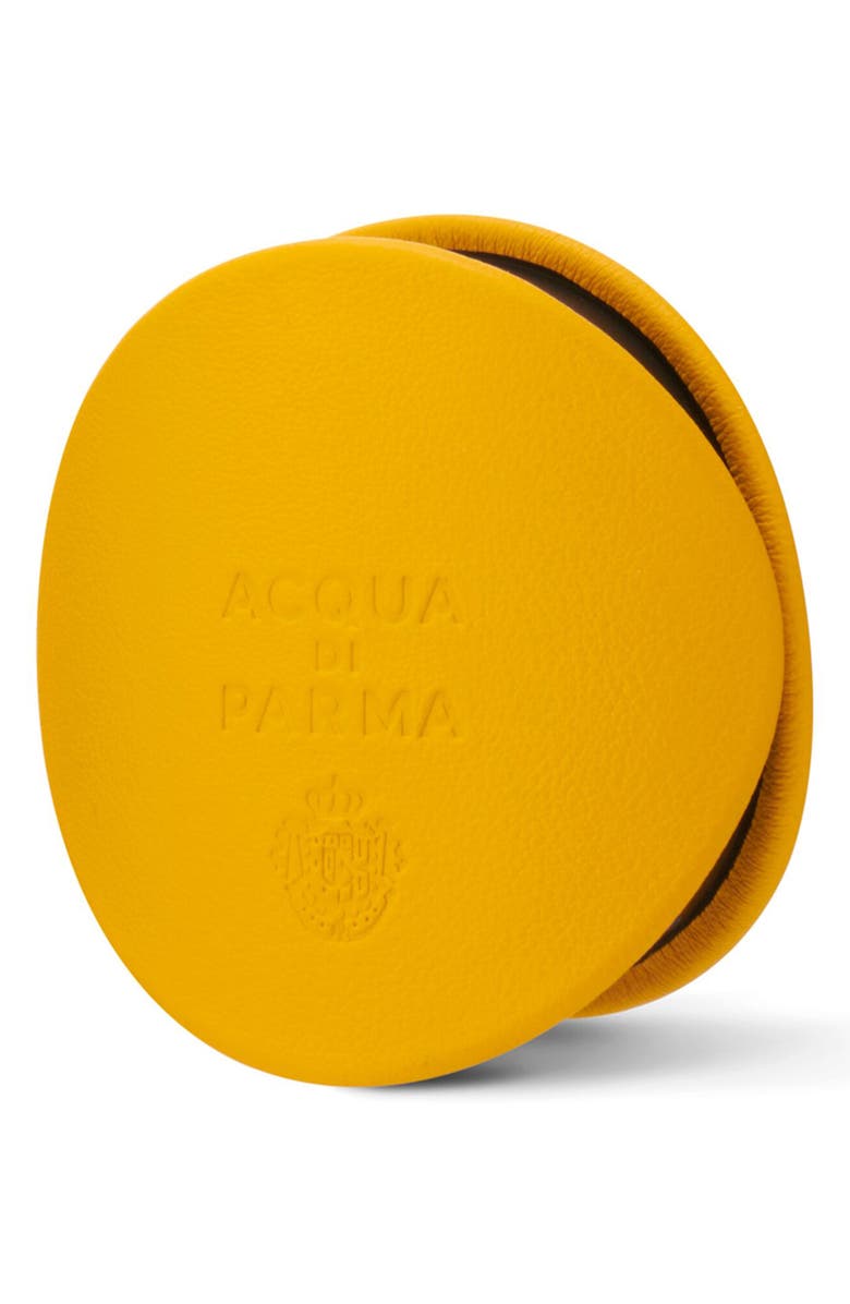 Acqua di Parma Leather Car Diffuser Case, Alternate, color, Yellow Leather