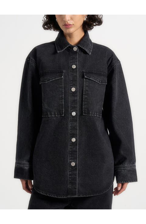 Joy Denim Oversized Shirt