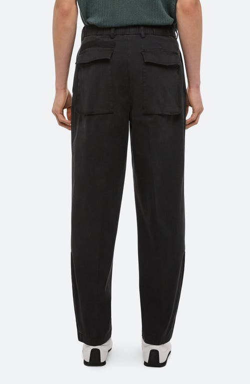 Helmut Lang Gd Zoot Cotton Stretch Twill Pants In Black