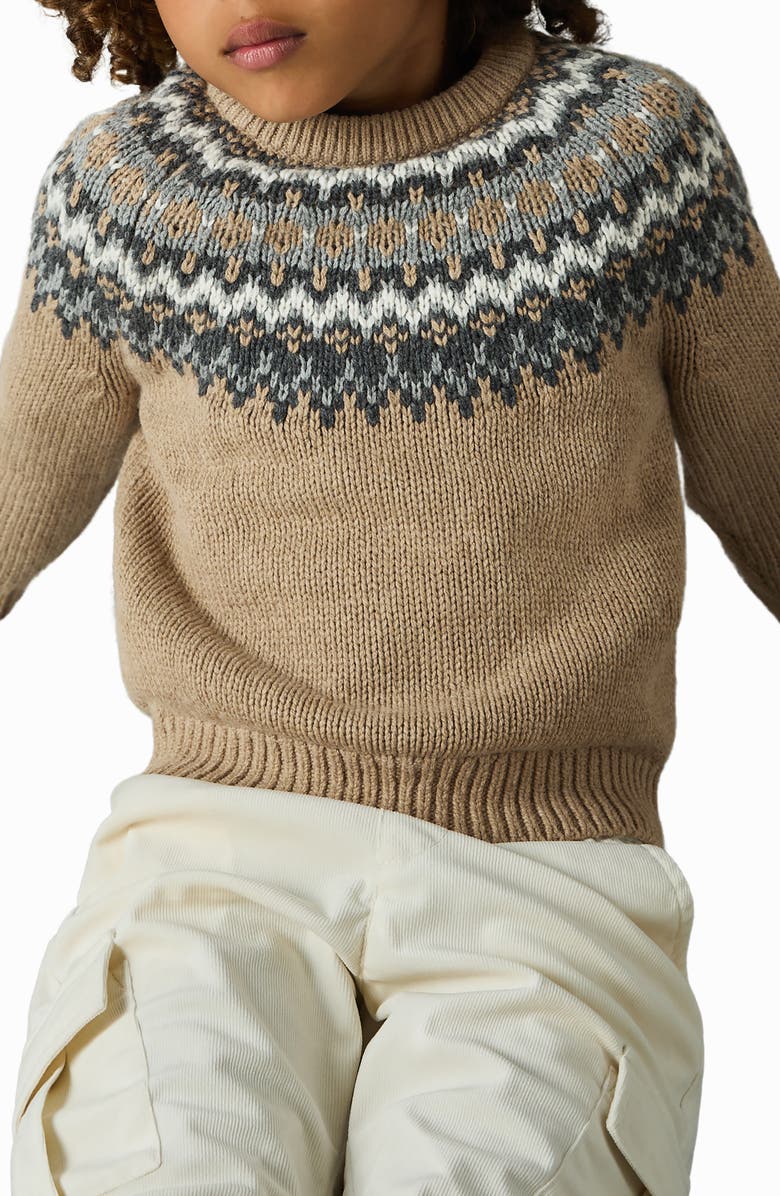 Reiss Kids' Trentwith Jr. Fair Isle Sweater, Alternate, color, 