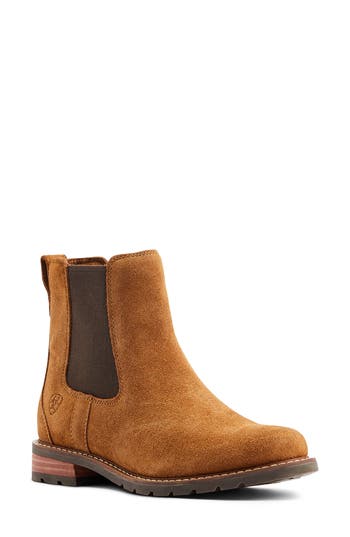 Ariat Wexford Waterproof Chelsea Boot In Brown