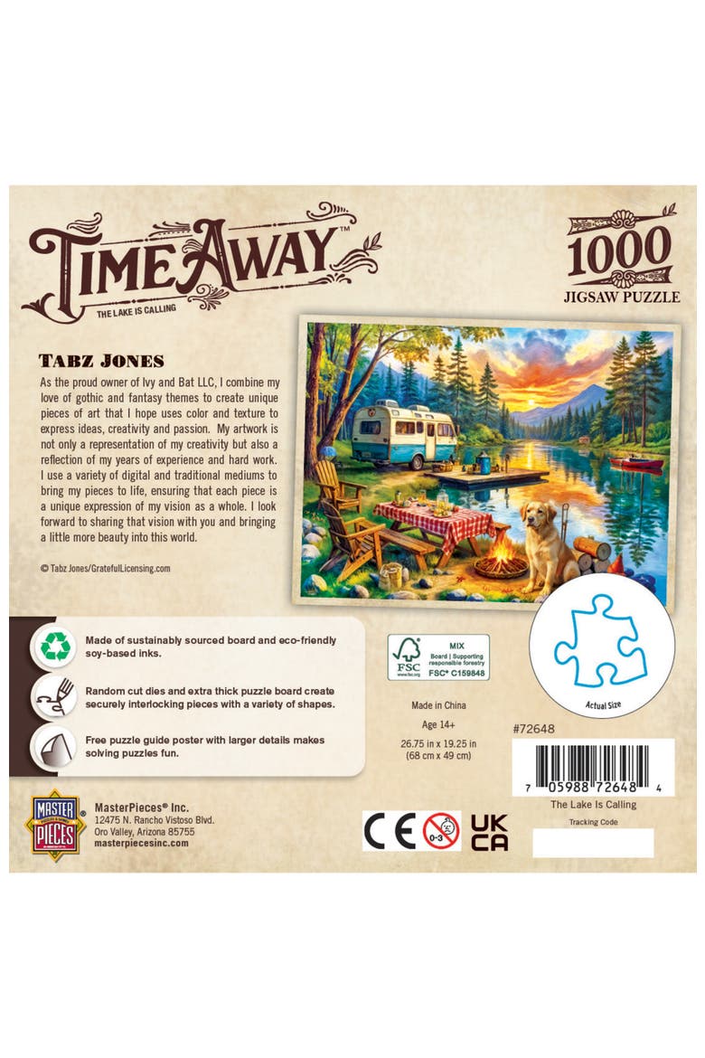 The Lake is Calling 1000 Piece Puzzle, Alternate, color, Multicolor