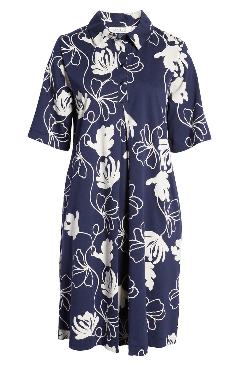 Masai Copenhagen Najalo Floral Cotton Shirtdress, Alternate, color, 
