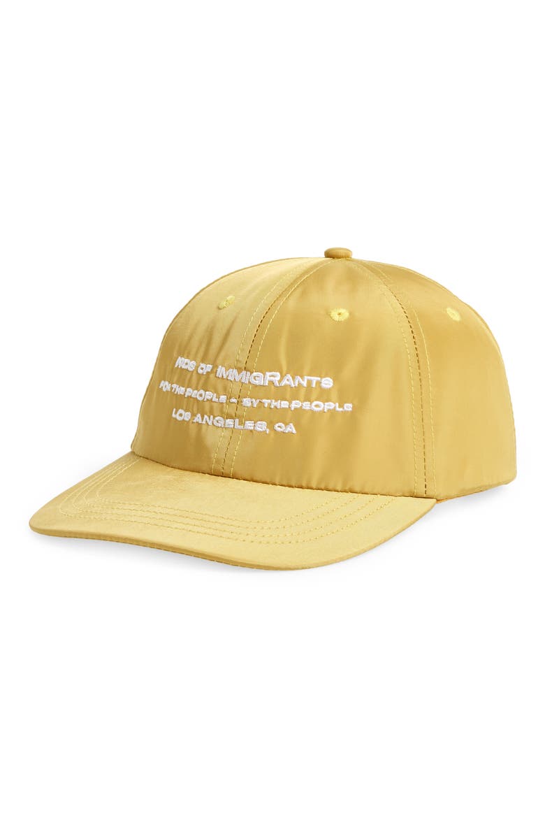 3.0 Baseball Cap, Main, color, YELLOW