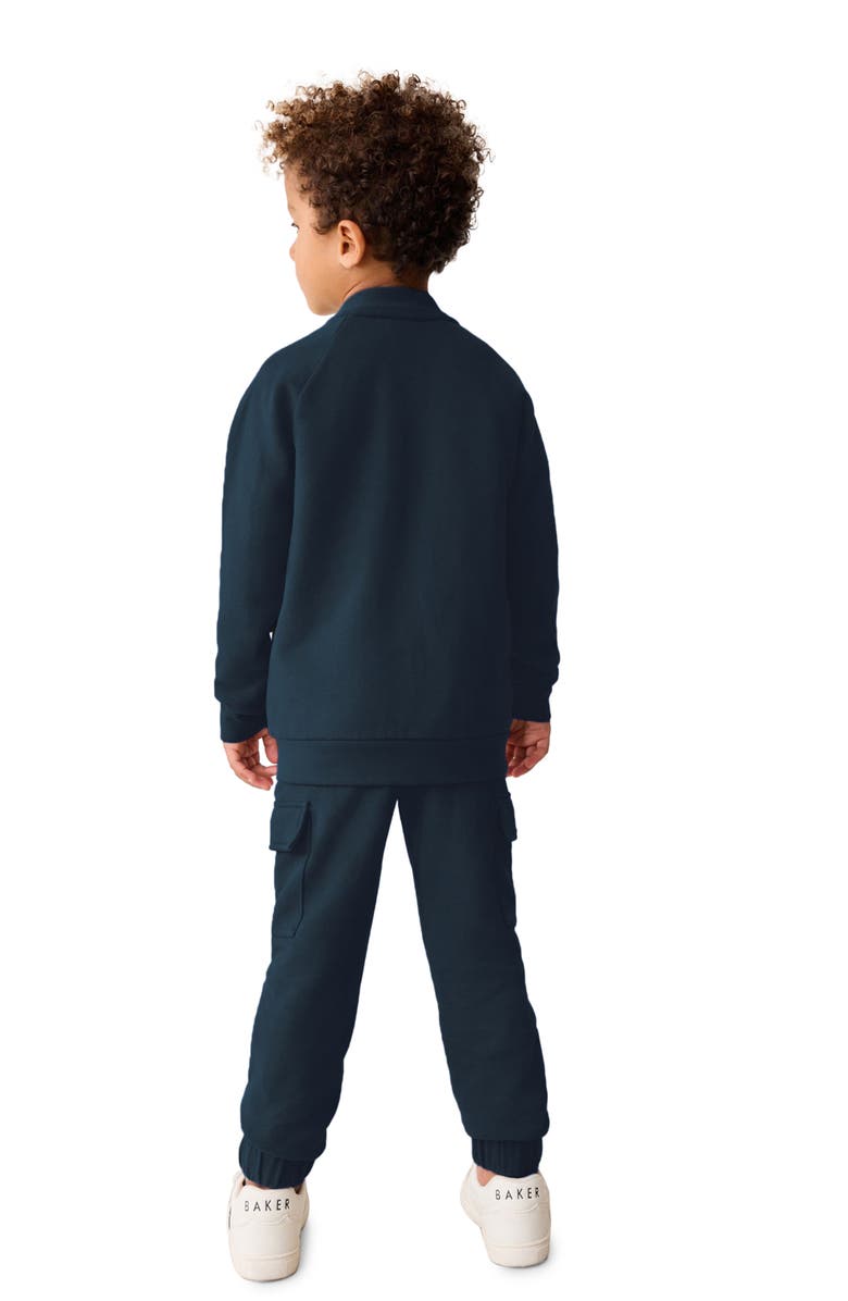 Baker by Ted Baker Kids' Bomber Jacket, Graphic T-Shirt & Cargo Joggers Set, Alternate, color,