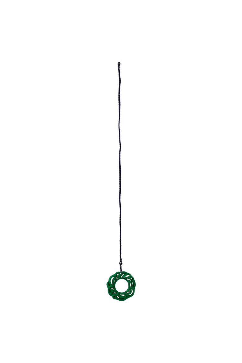 Luna Ring, Horse Equine, 9 Inchs Green, Rubber Treat Puzzle Toy, Alternate, color, Green