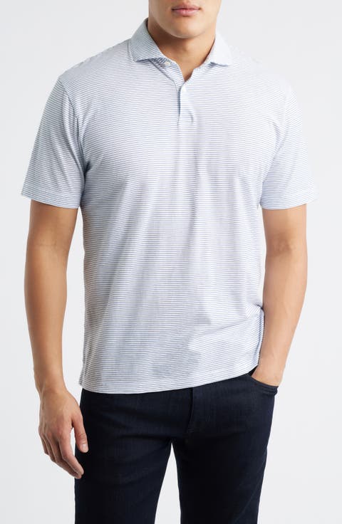 Crown Crafted Journeyman Stripe Pima Cotton Polo