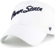 '47 Men's '47 White Penn State Nittany Lions Vault Clean Up Adjustable Hat