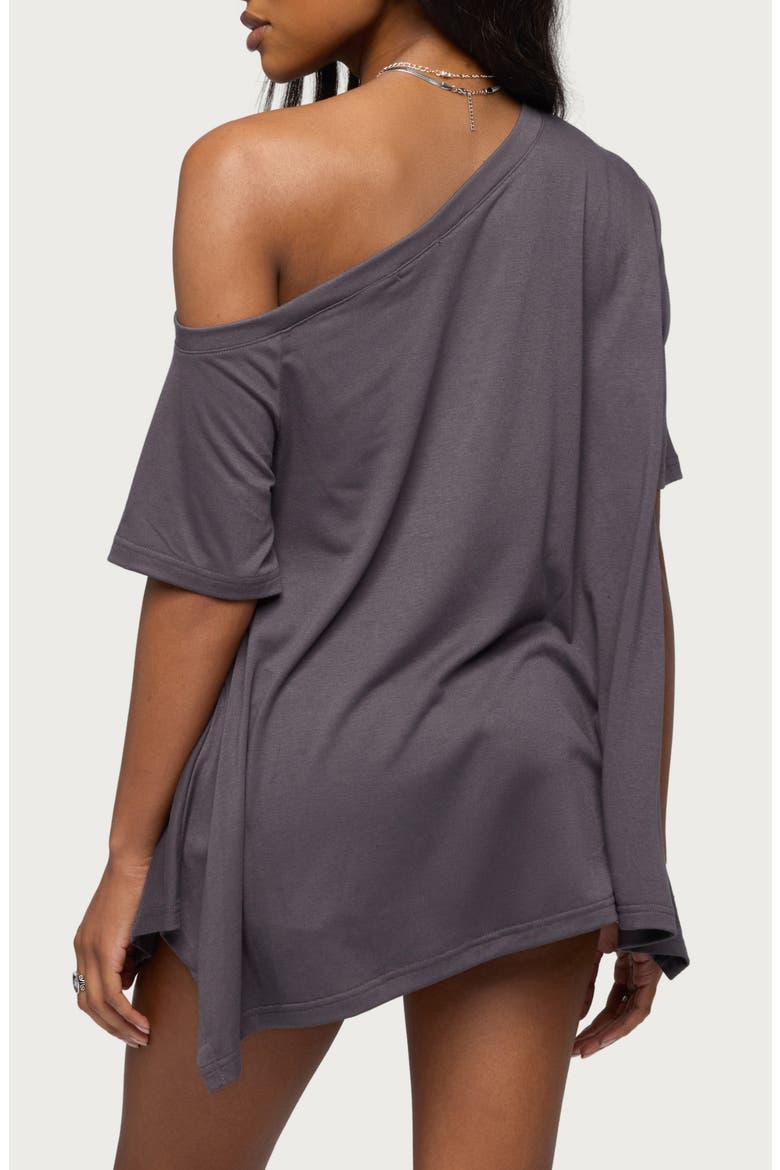 Josy One-Shoulder Top, Alternate, color, DARK-GRAY