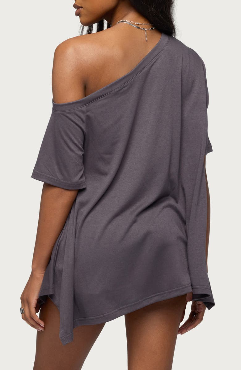 EDIKTED Josy One-Shoulder Top, Alternate, color, 