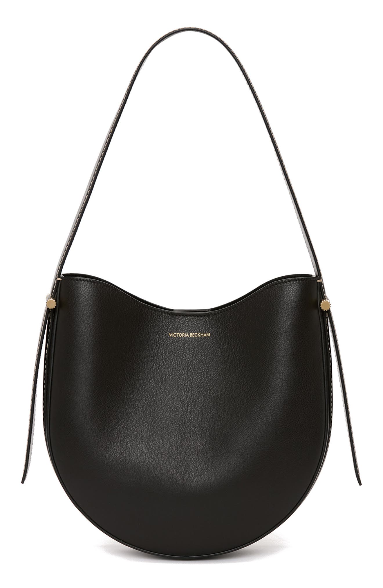 Victoria Beckham Medium Dia Leather Hobo Bag, Main, color, 