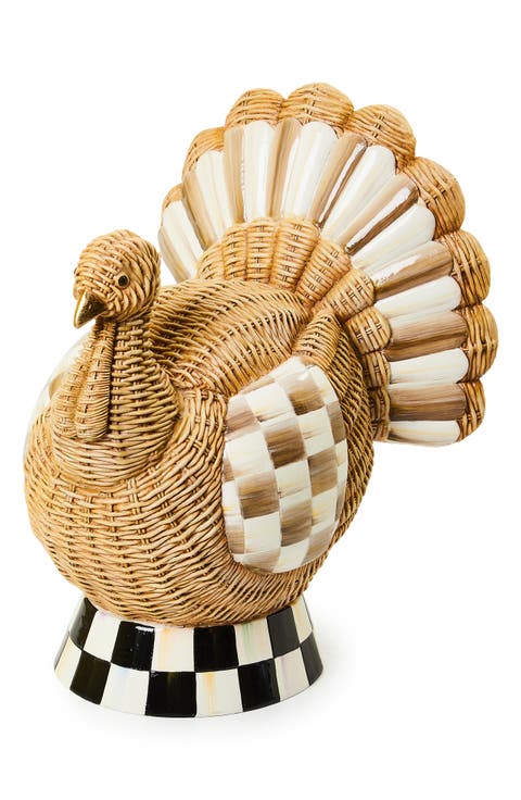 Autumnology Check Basket Weave Decoration