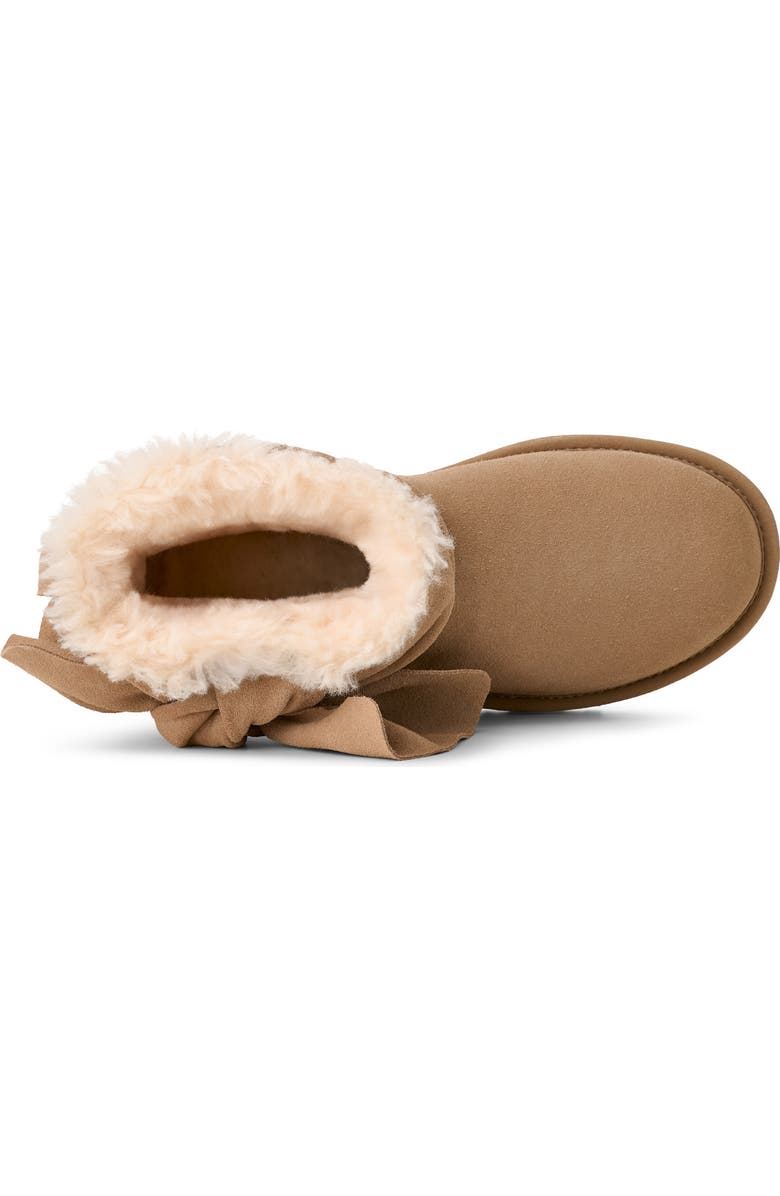 UGG<sup>®</sup> Classic Mini Bow Genuine Shearling Lined Boot, Alternate, color, Sand