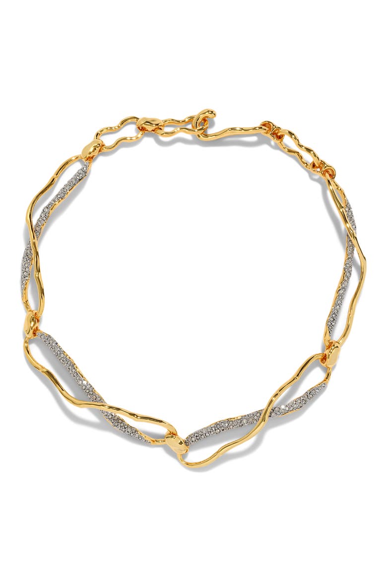 Solanales Crystal Infinity Link Necklace, Alternate, color, CRYSTALS