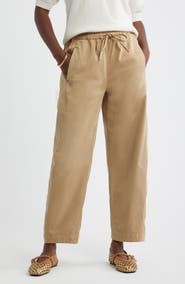 Caslon® Pull On Barrel Leg Ankle Pants